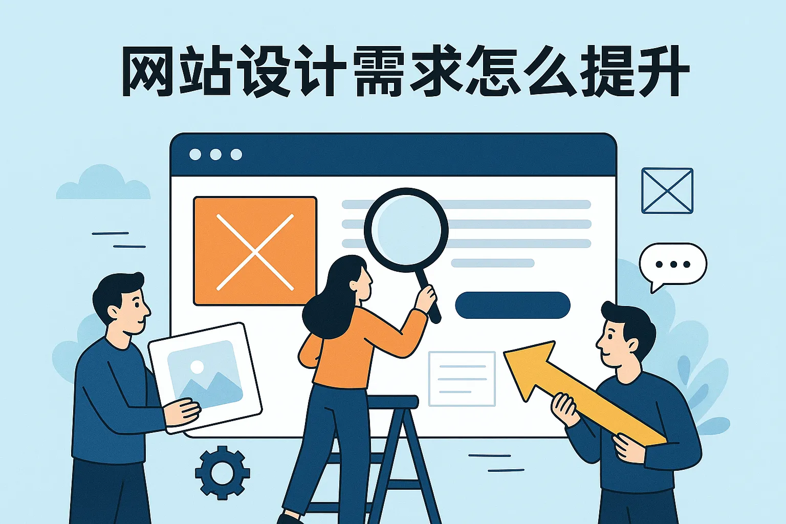 网站设计需求怎么提升的