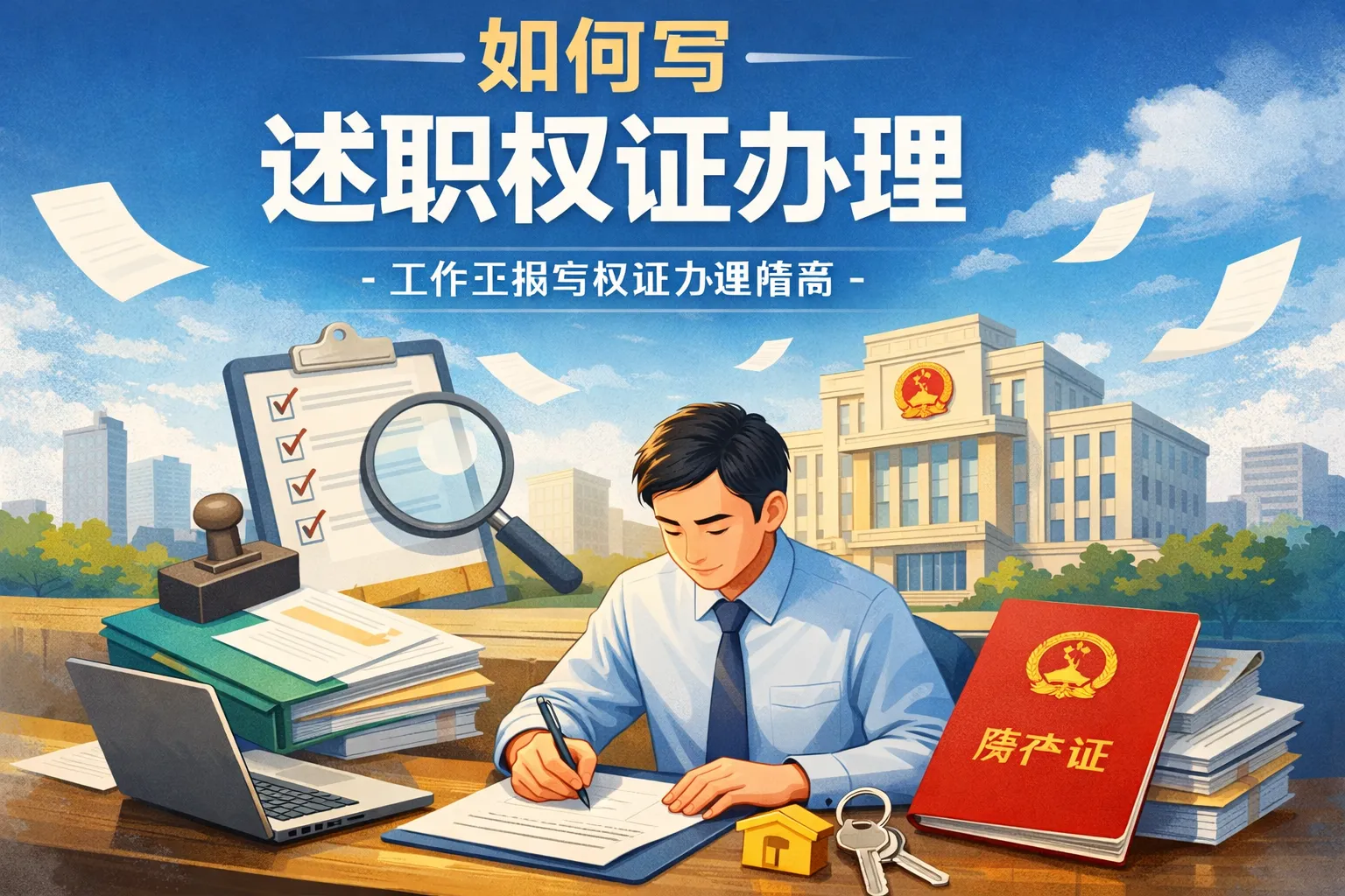 如何写述职权证办理