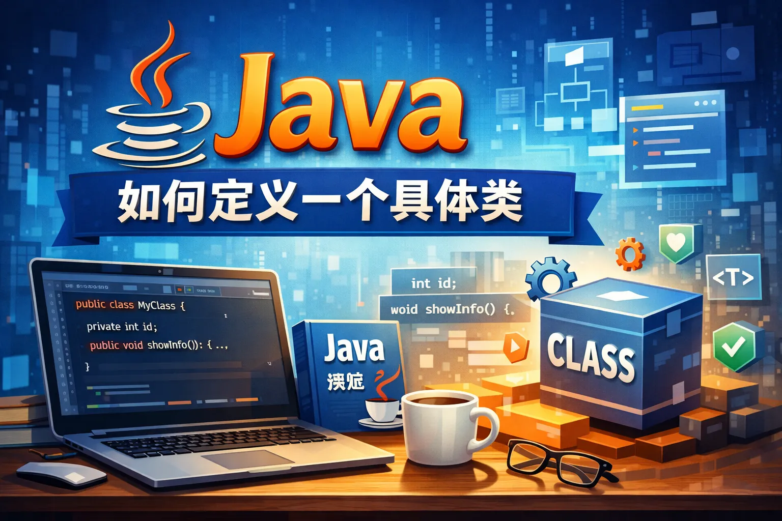 java如何定义一个具体类