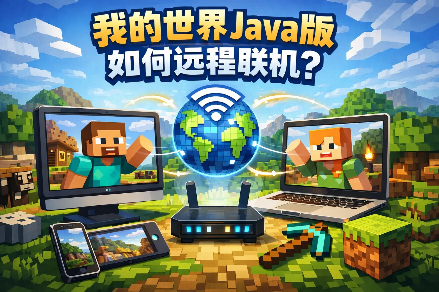 我的世界Java版如何远程联机