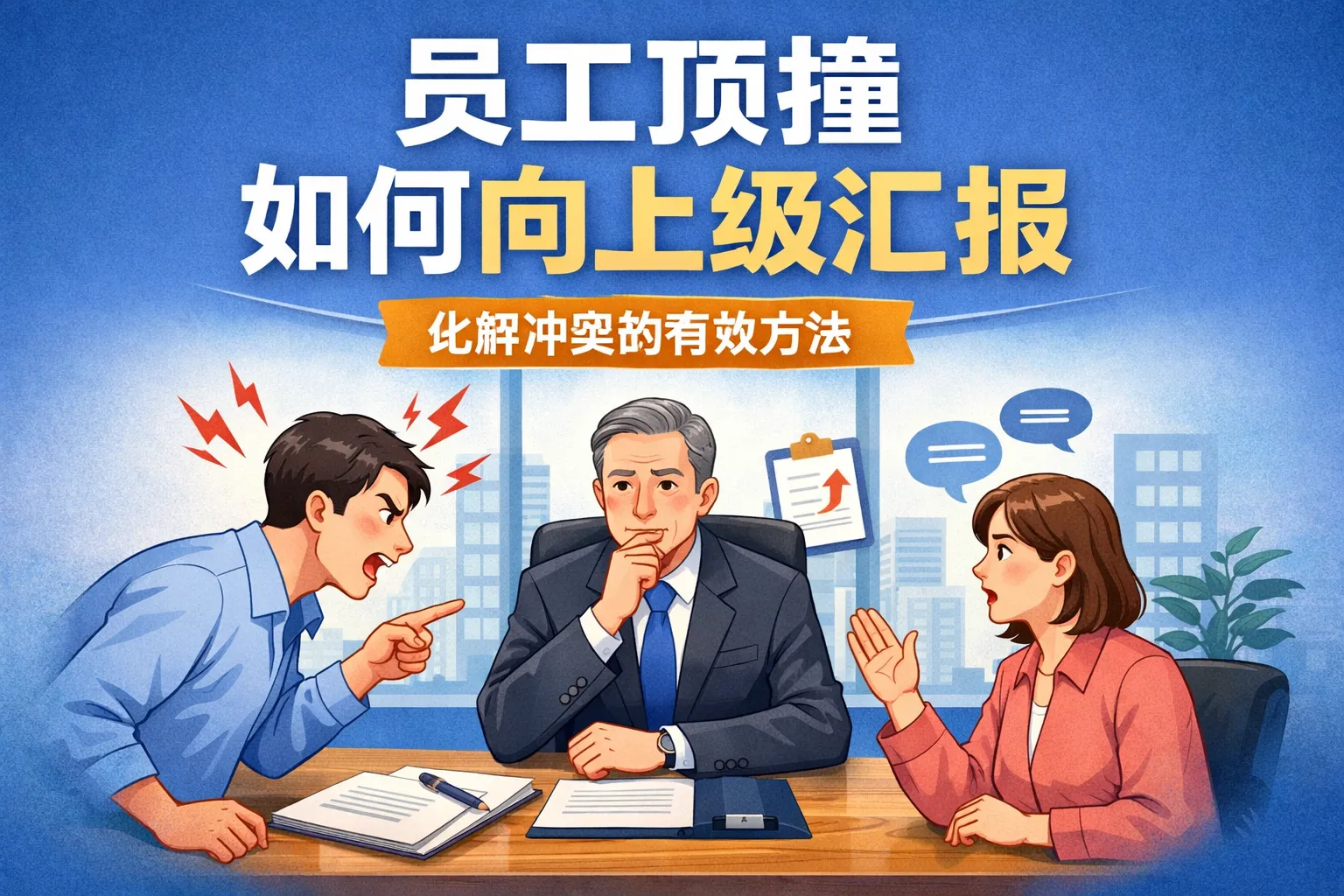 员工顶撞如何向上级汇报