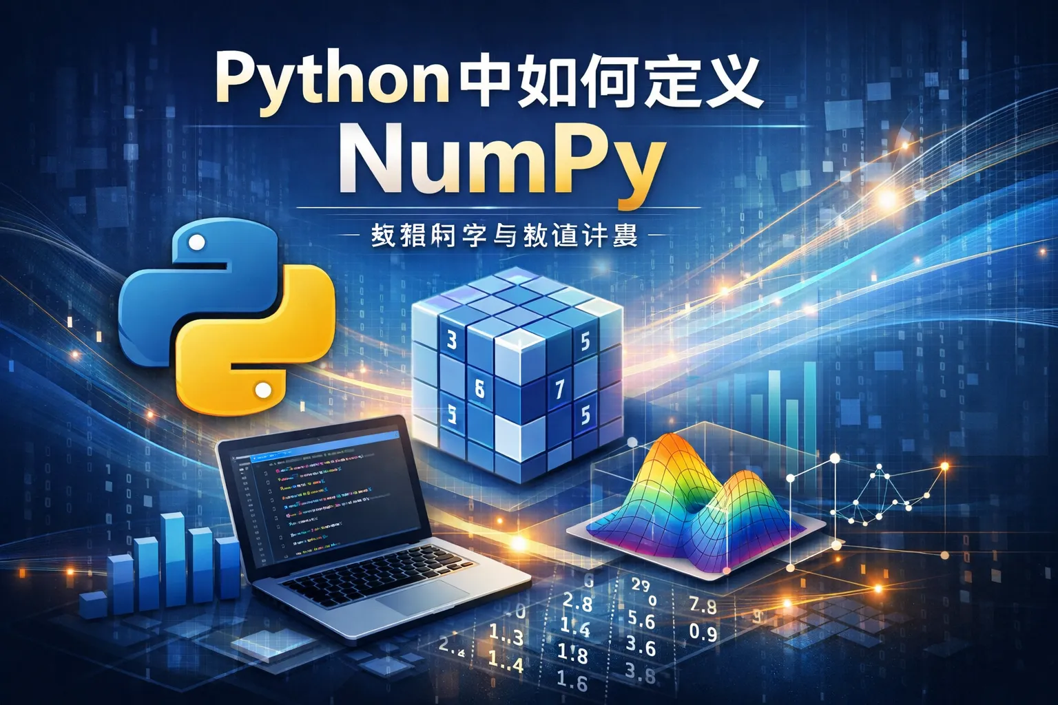 python中如何定义numpy