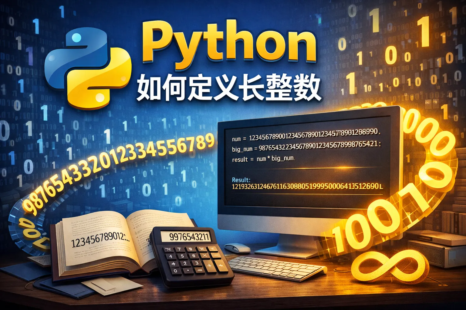 python如何定义长整数