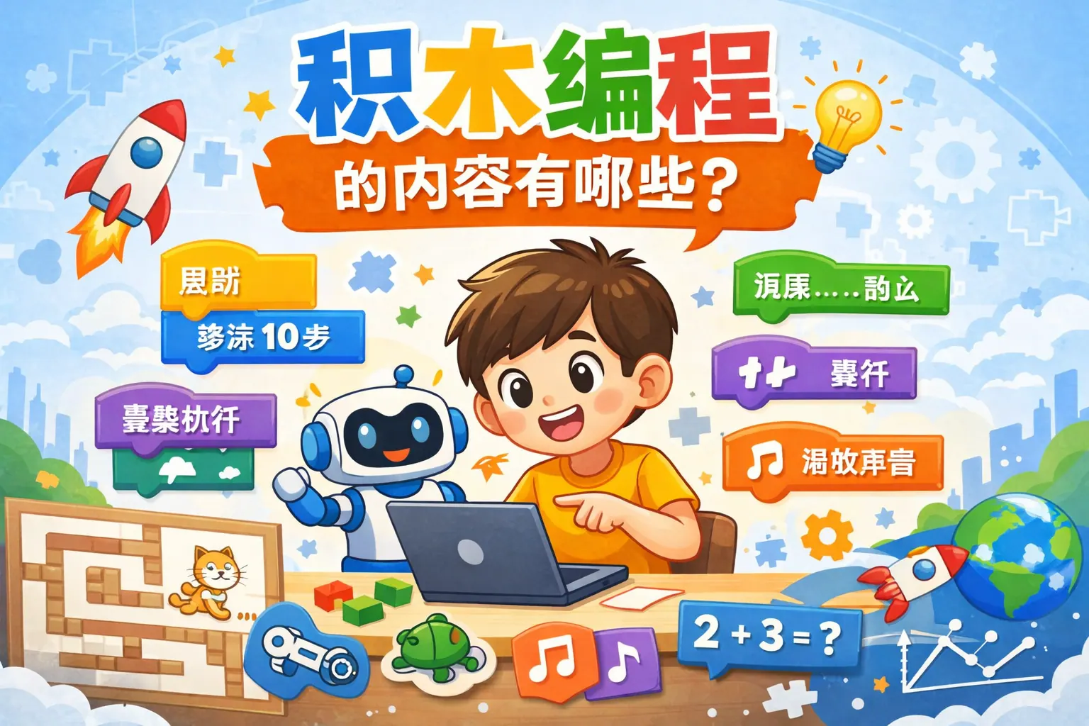 积木编程的内容有哪些