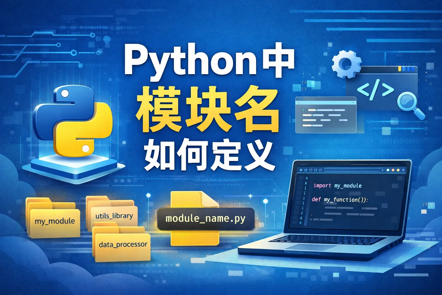 python中模块名如何定义