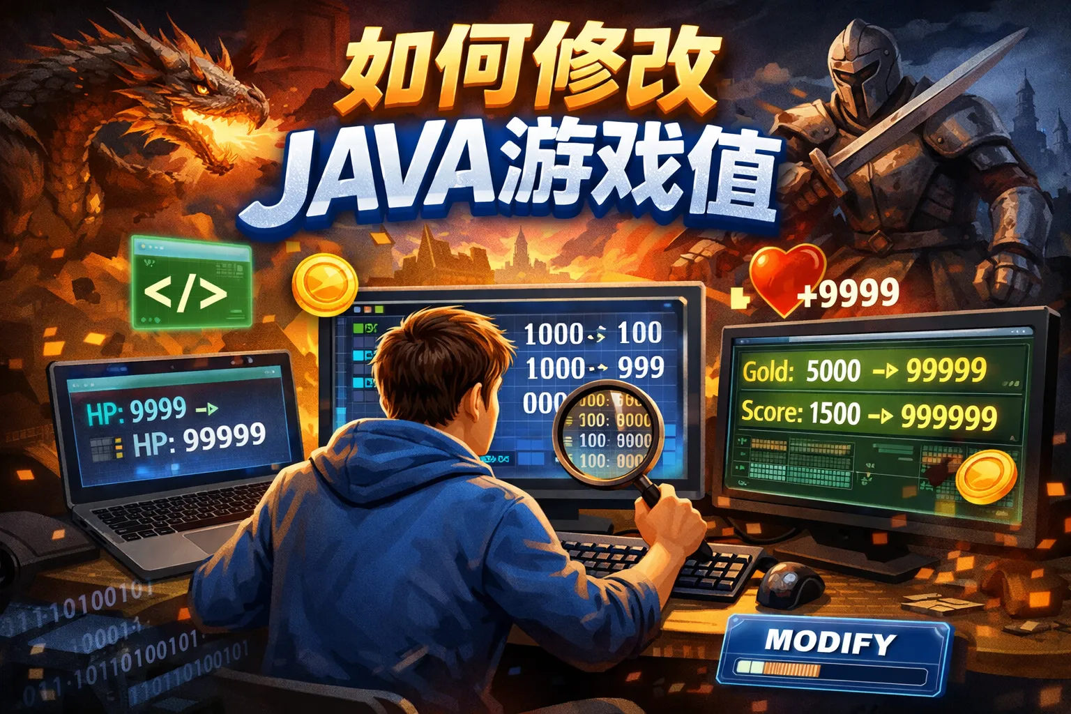 如何修改JAVA游戏值
