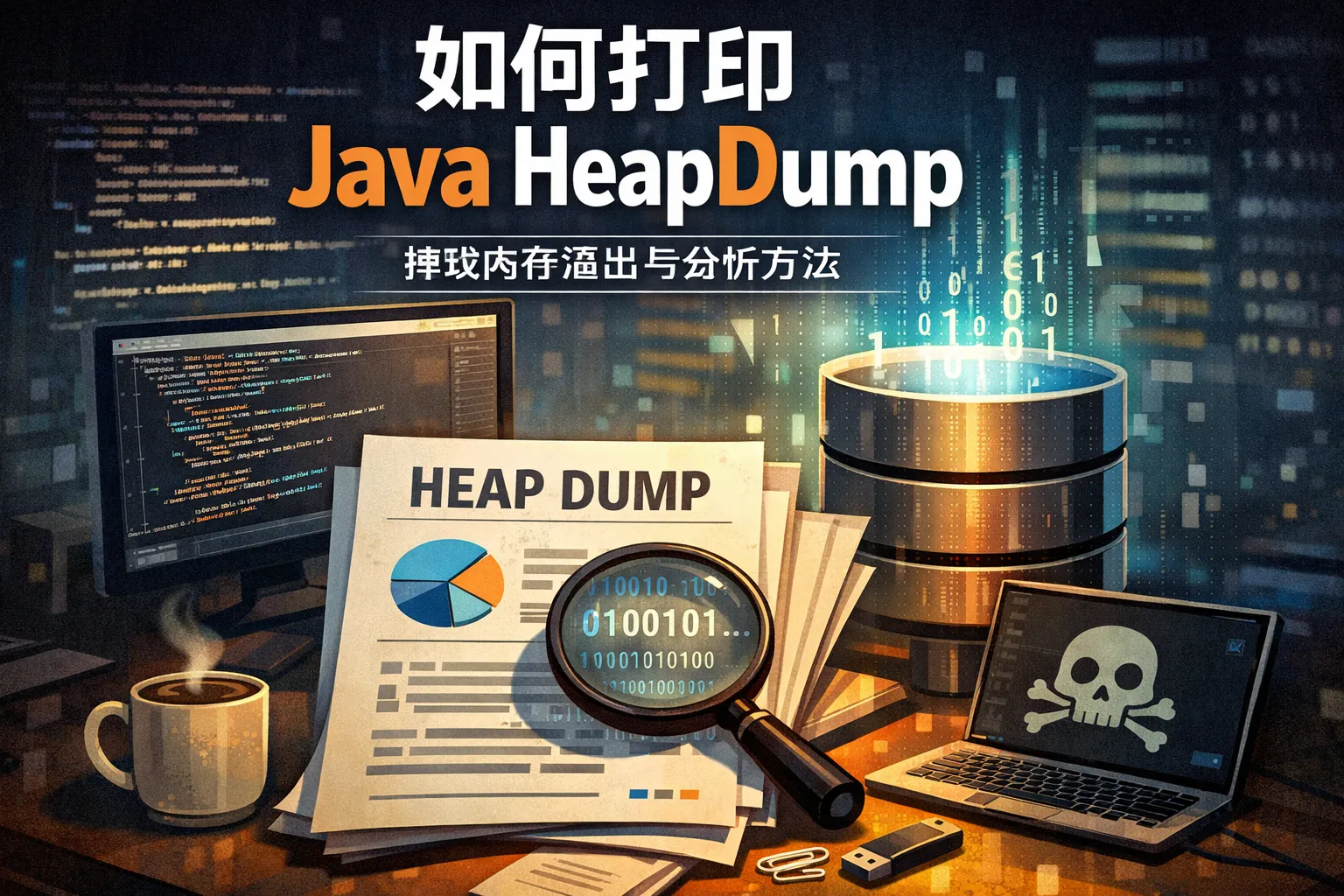 如何打印java heapdump