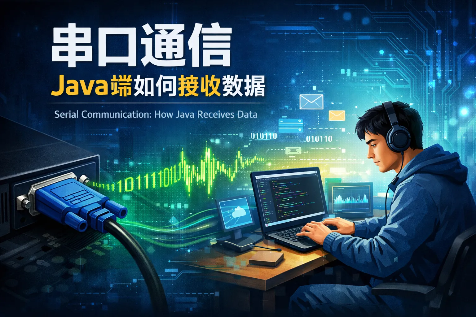 串口通信java端如何接收数据