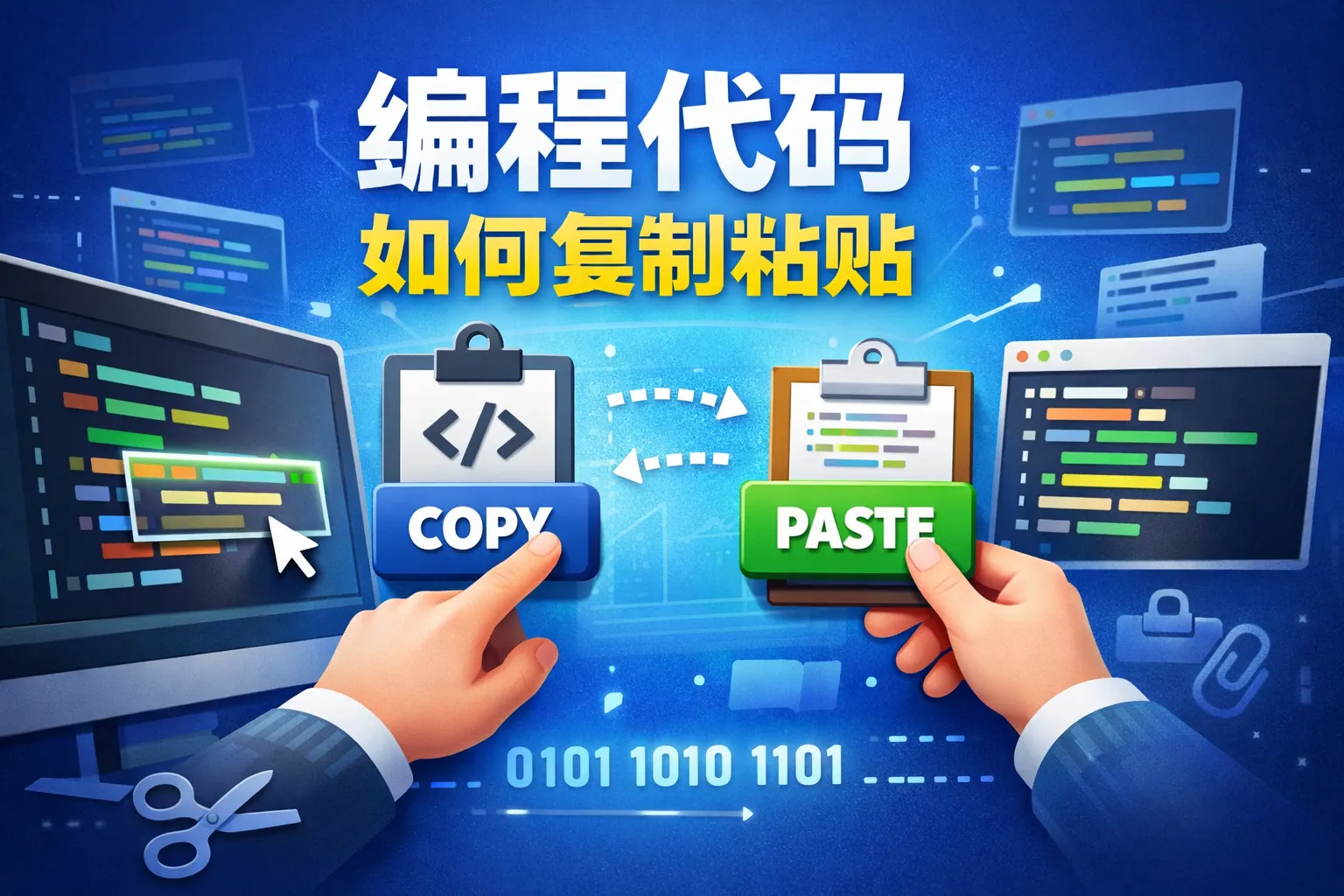 编程代码如何复制粘贴