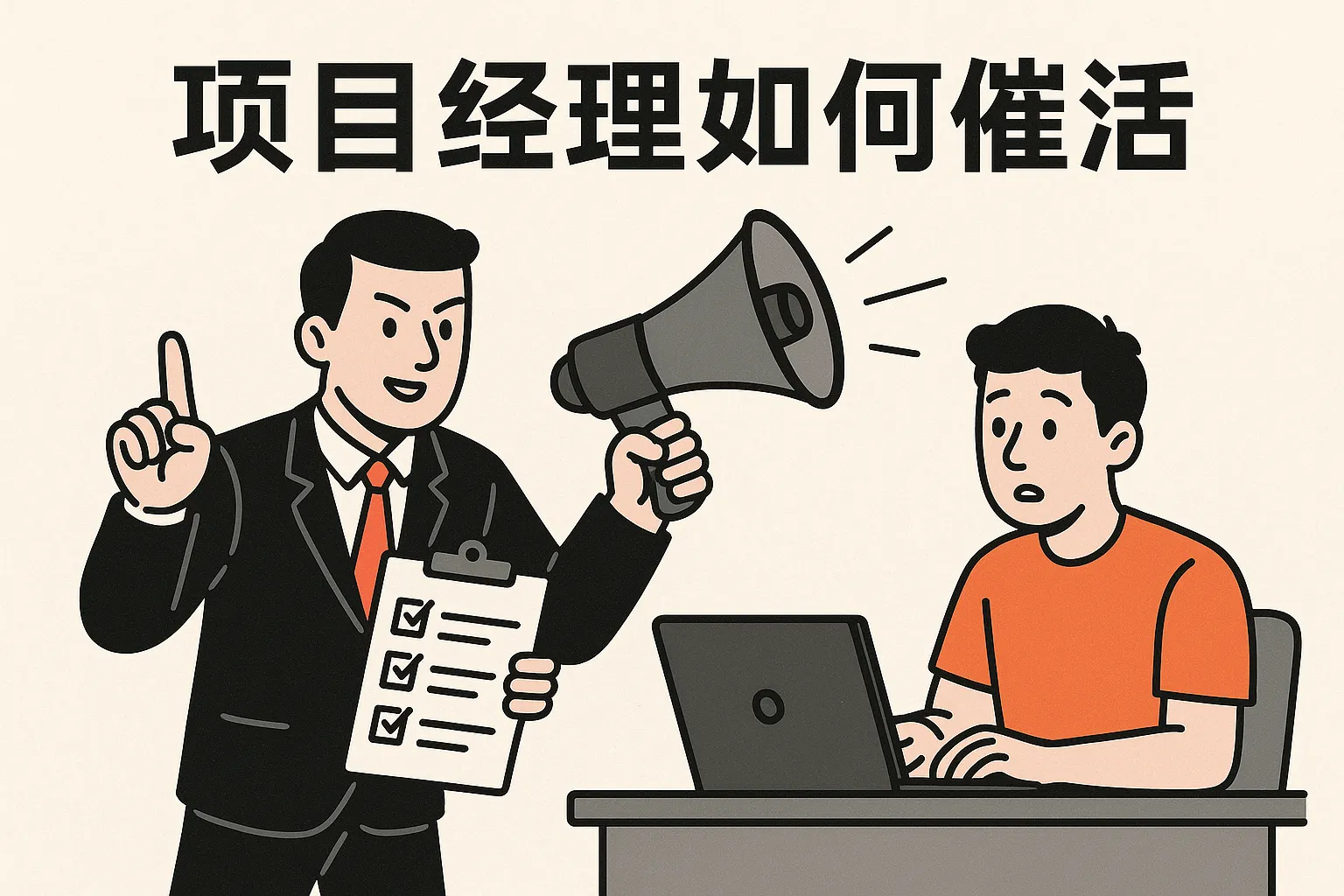 项目经理如何催活