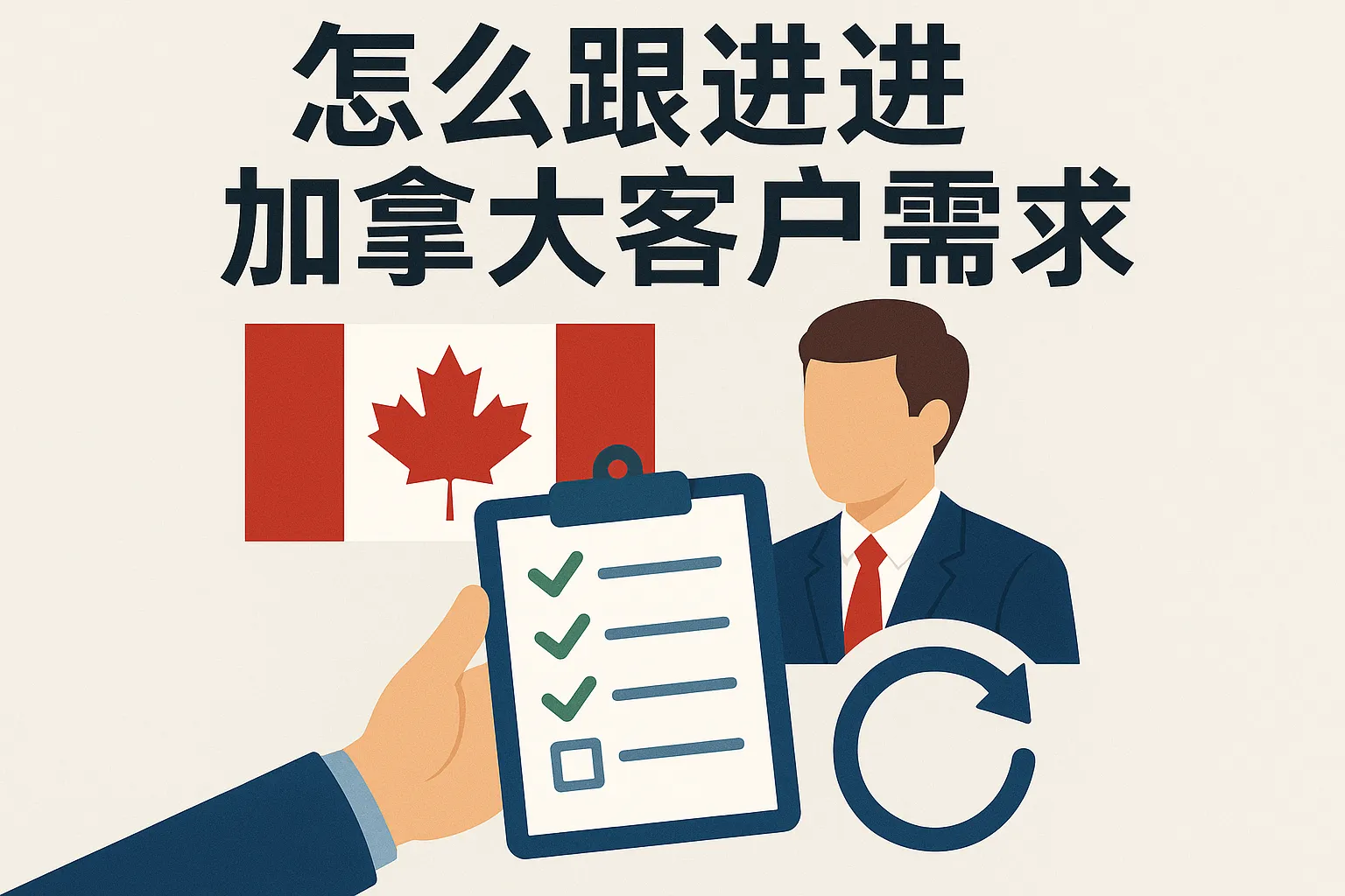 怎么跟进加拿大客户需求