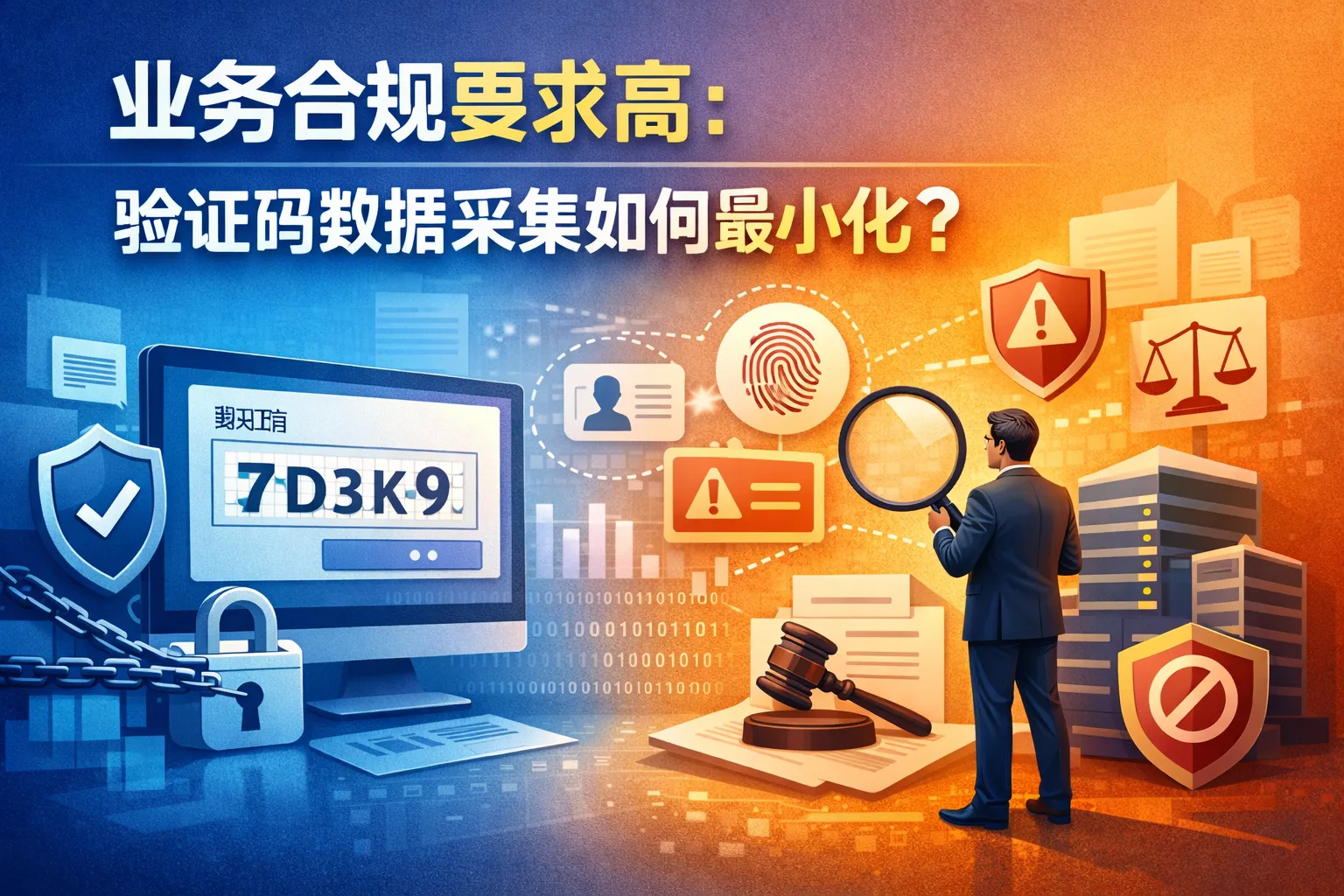 业务合规要求高:验证码数据采集如何最小化?