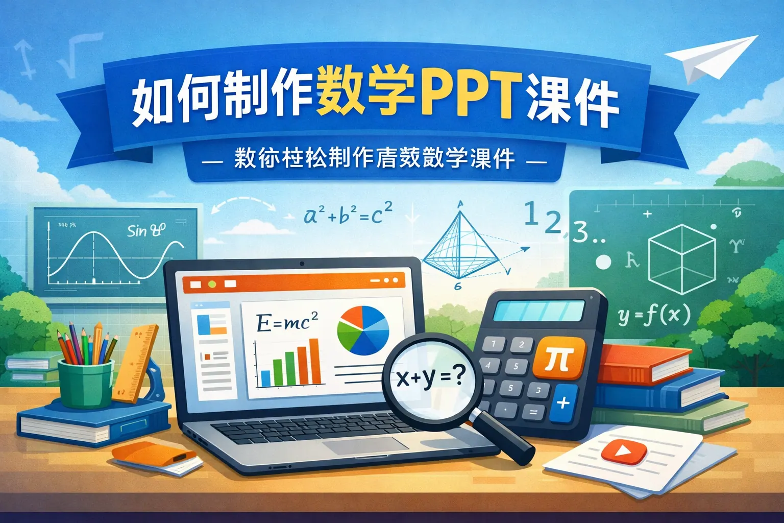 如何制作数学ppt课件