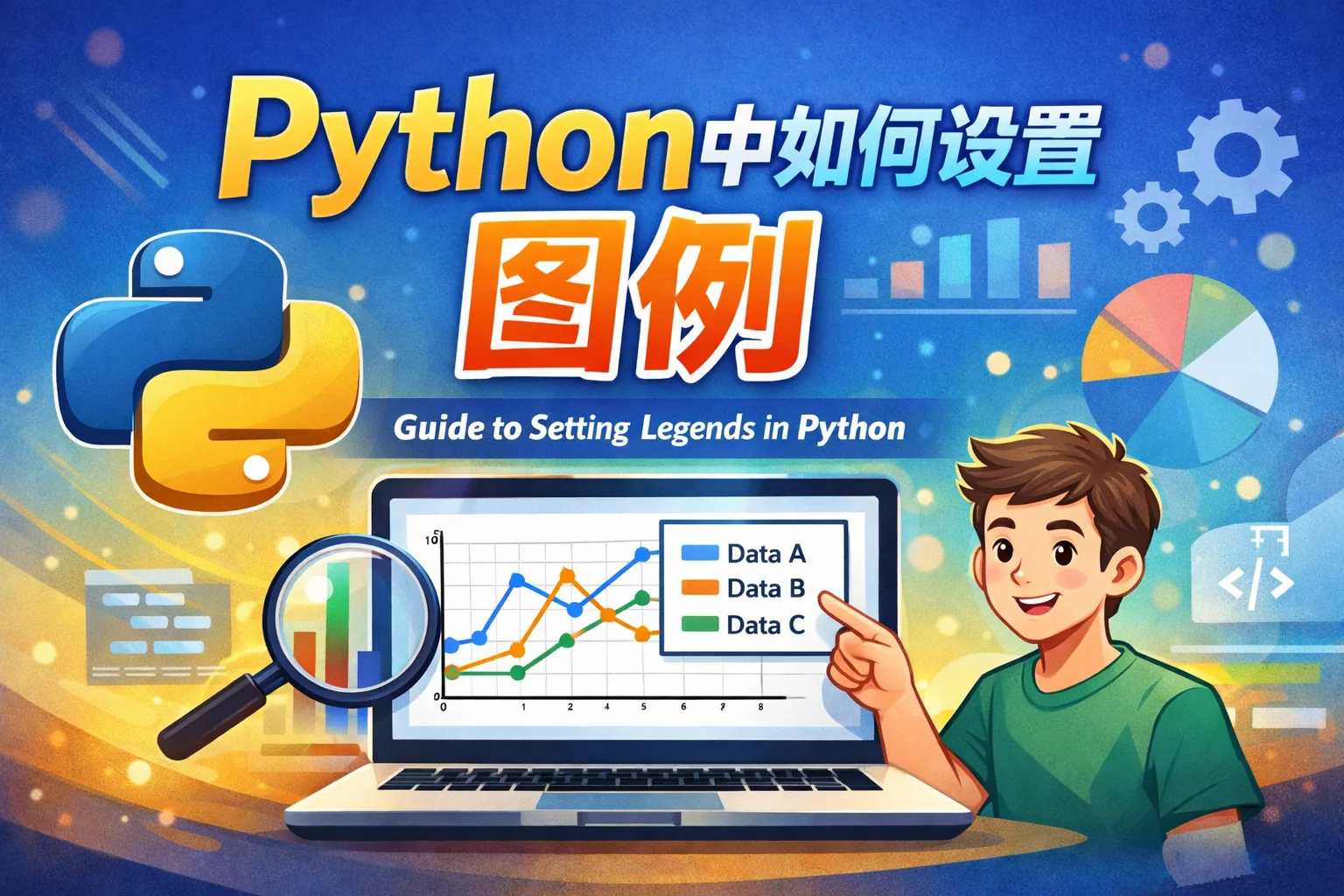 python中如何设置图例