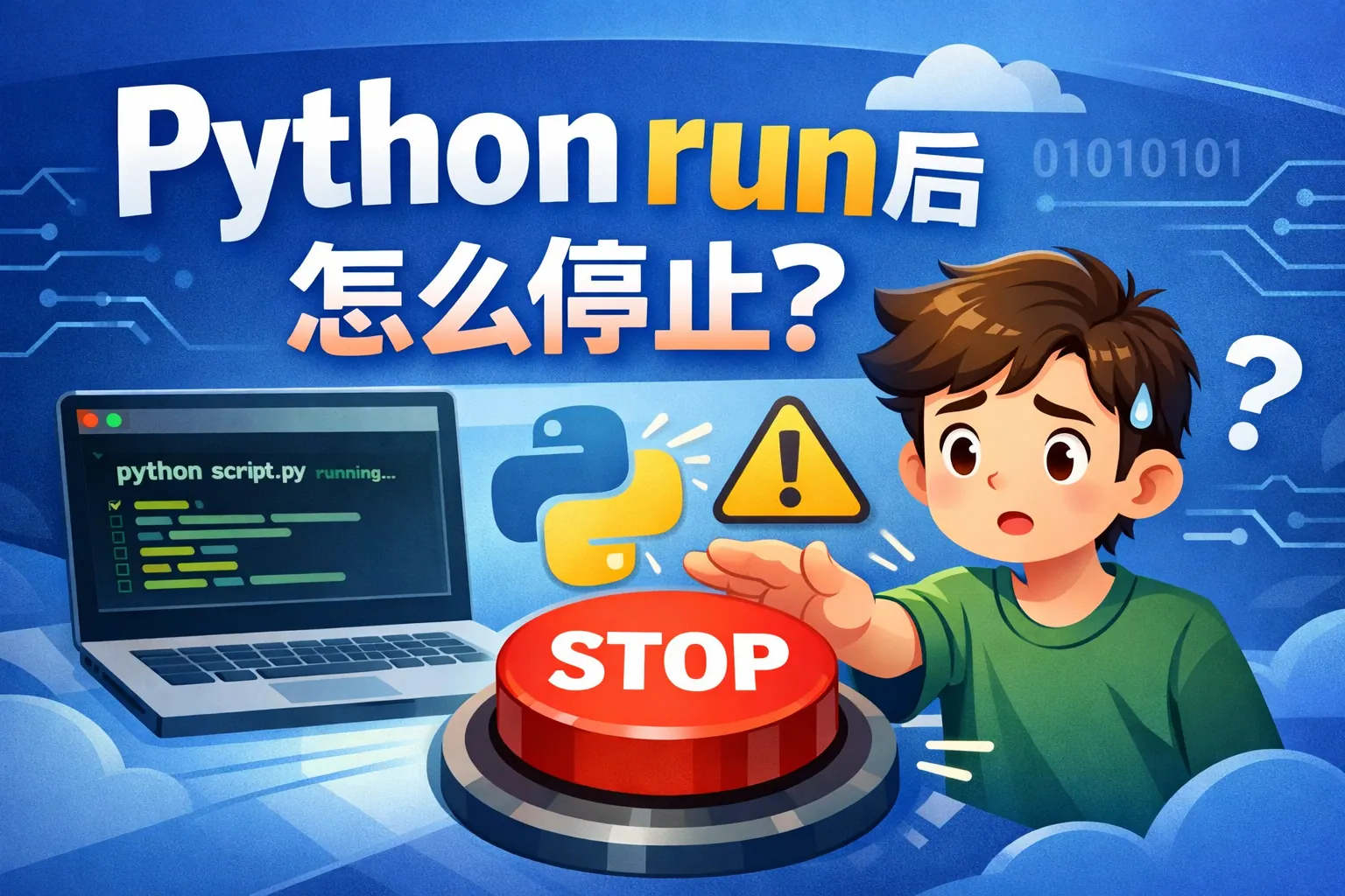 python run后怎么停止