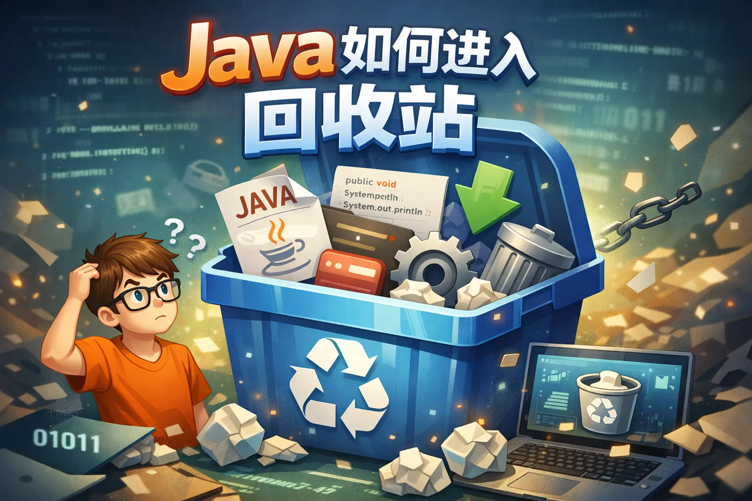 java如何进入回收站