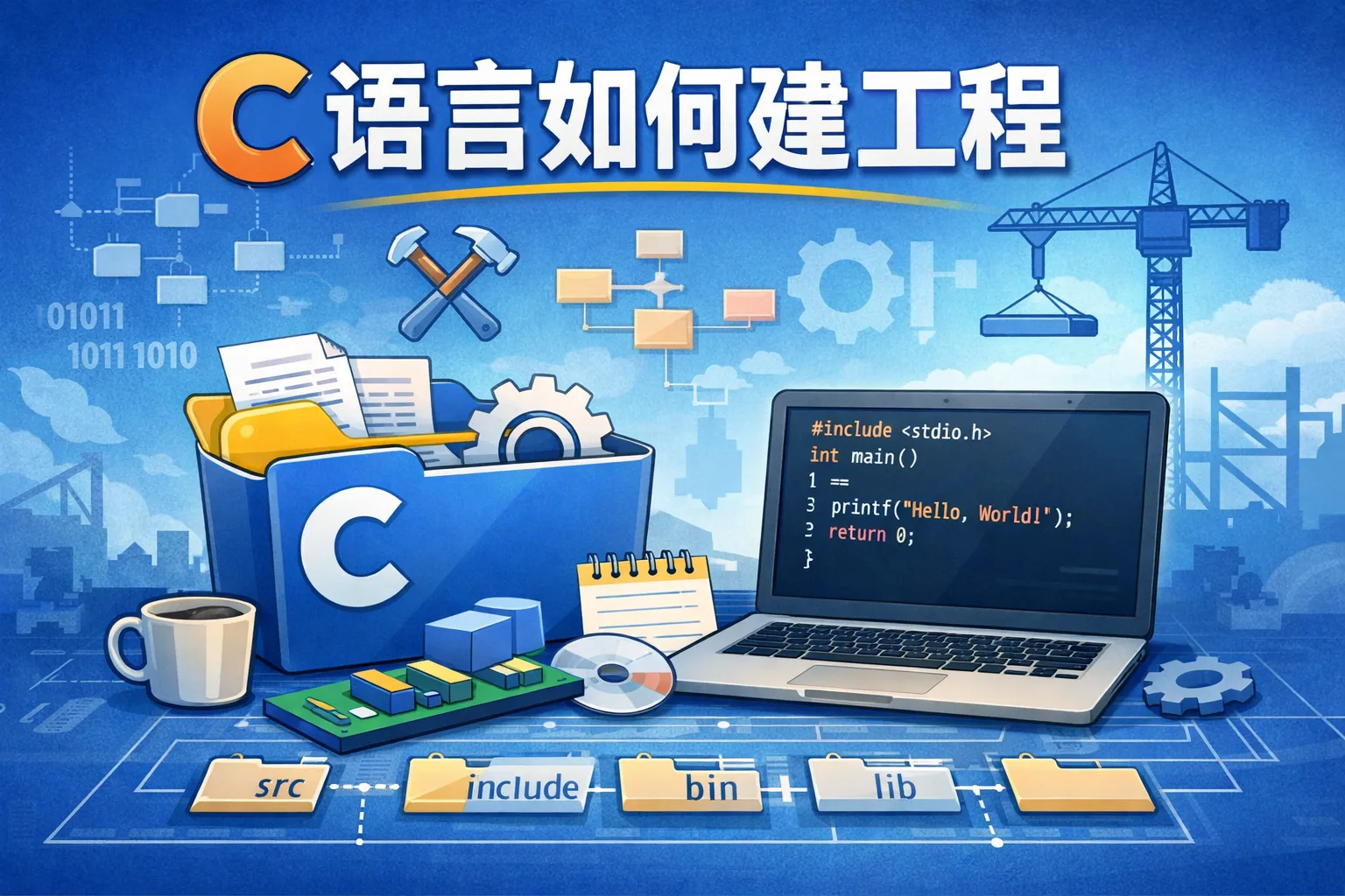 c语言如何建工程