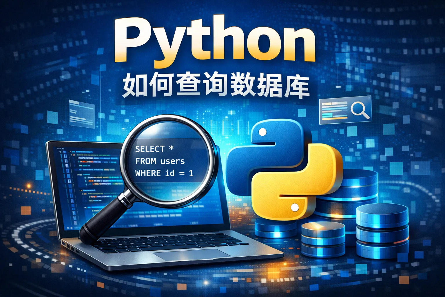 python如何查询数据库