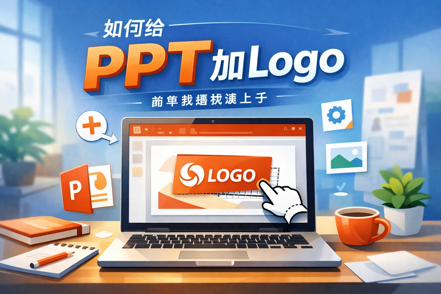如何给ppt加logo
