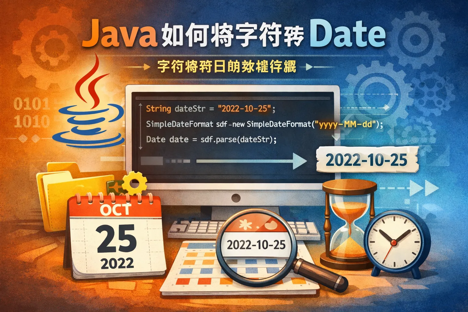 java如何将字符串转date