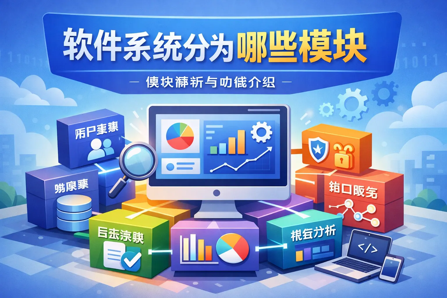 软件系统分为哪些模块