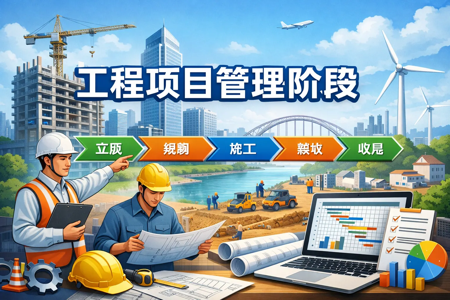 工程项目管理阶段有