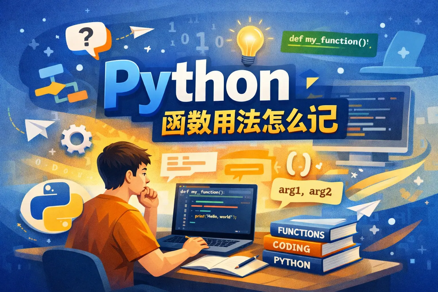 Python函数用法怎么记