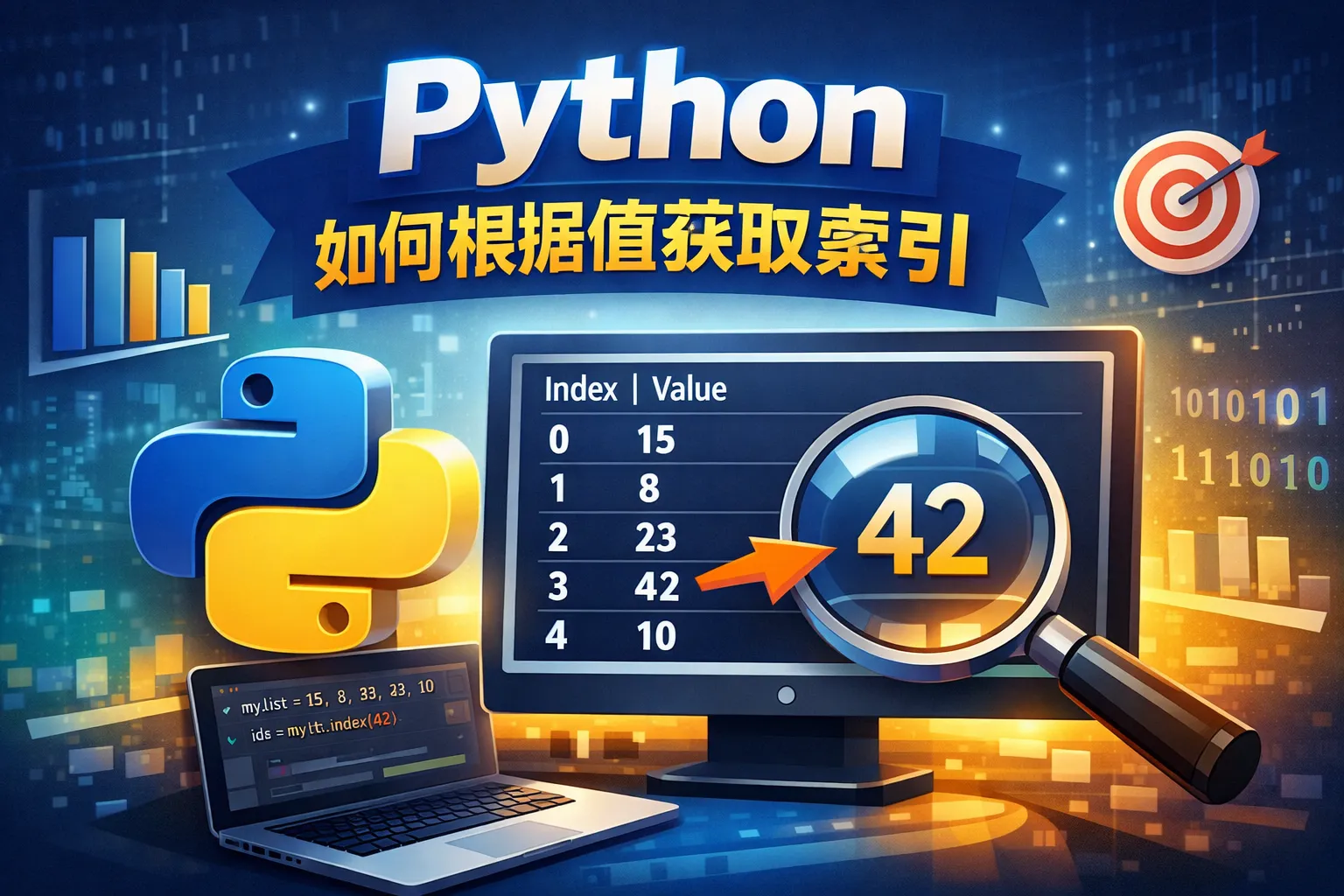 python如何根据值获取索引