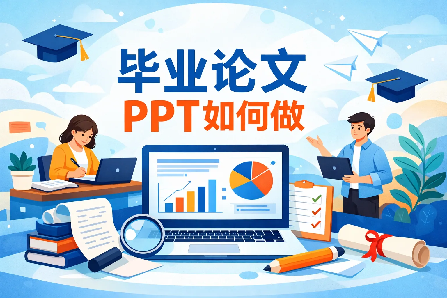 毕业论文ppt如何做