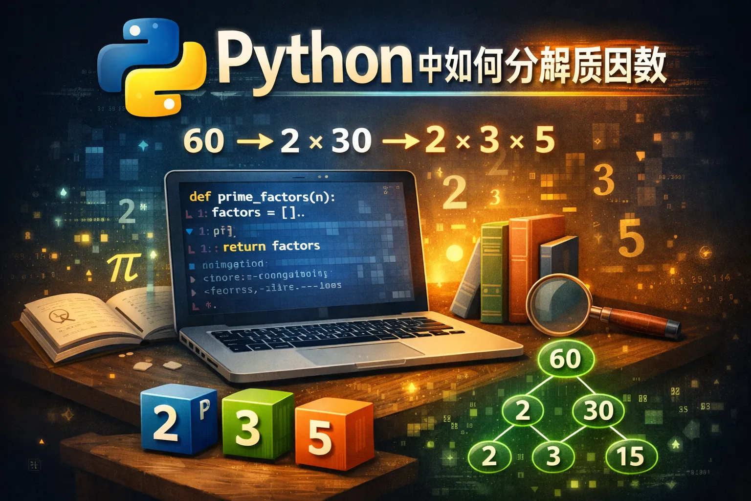 python中如何分解质因数