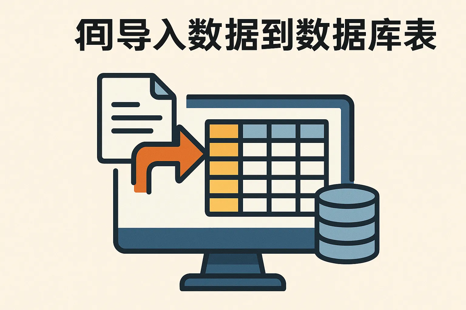 怎么导入数据数据库表