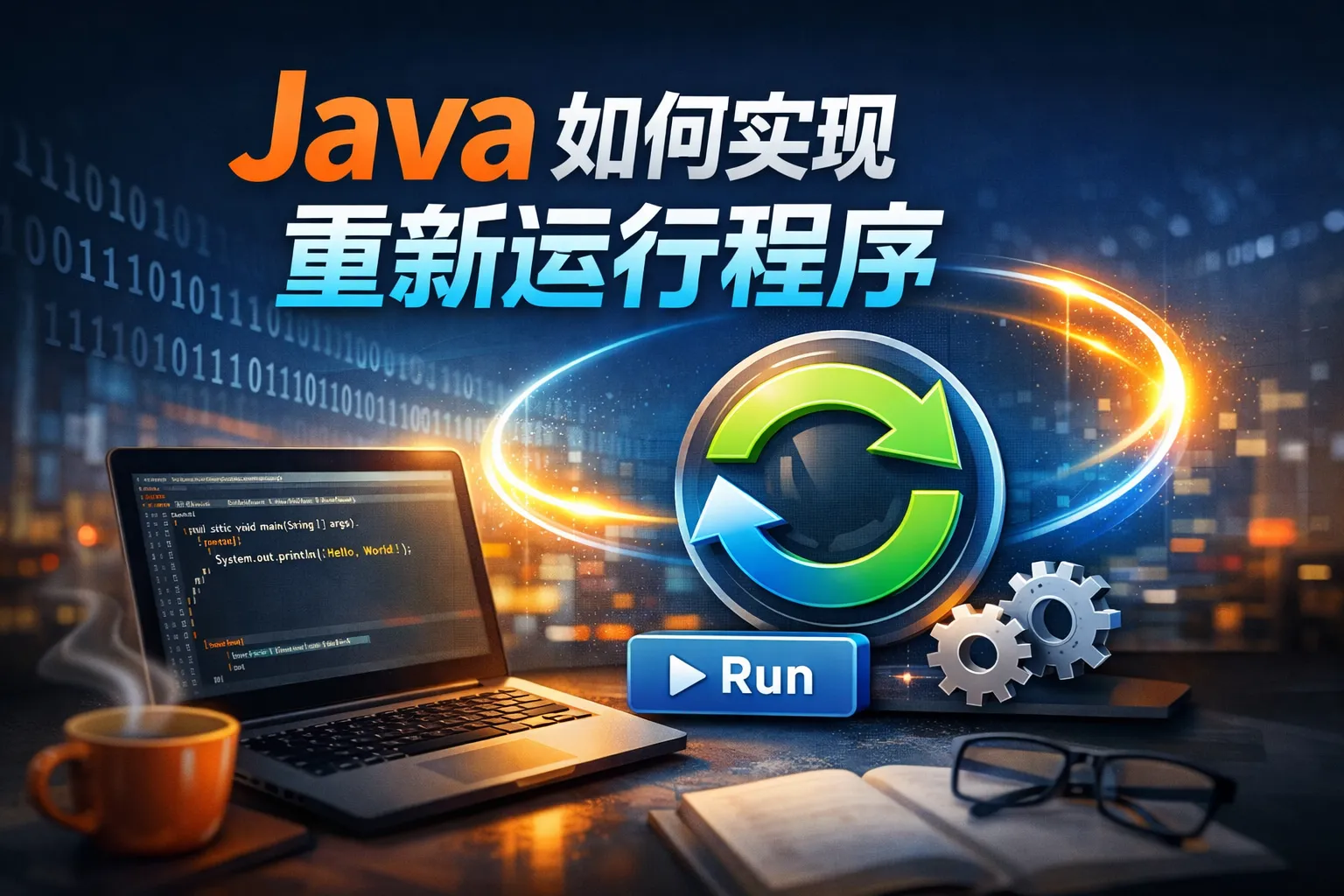 java如何实现重新运行程序