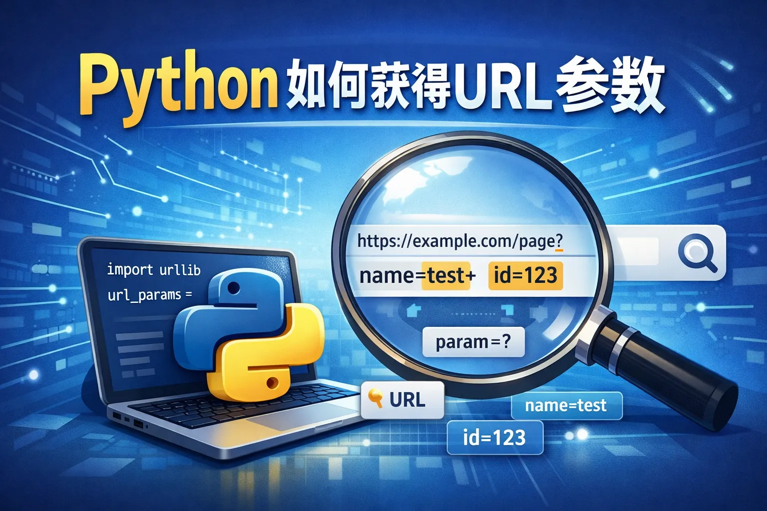 python如何获得url参数
