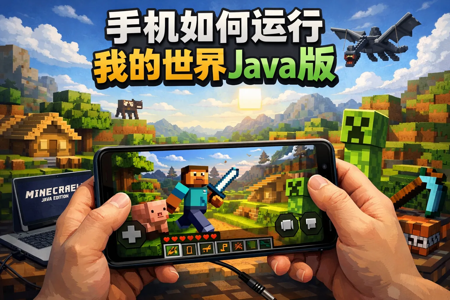 手机如何运行我的世界java版