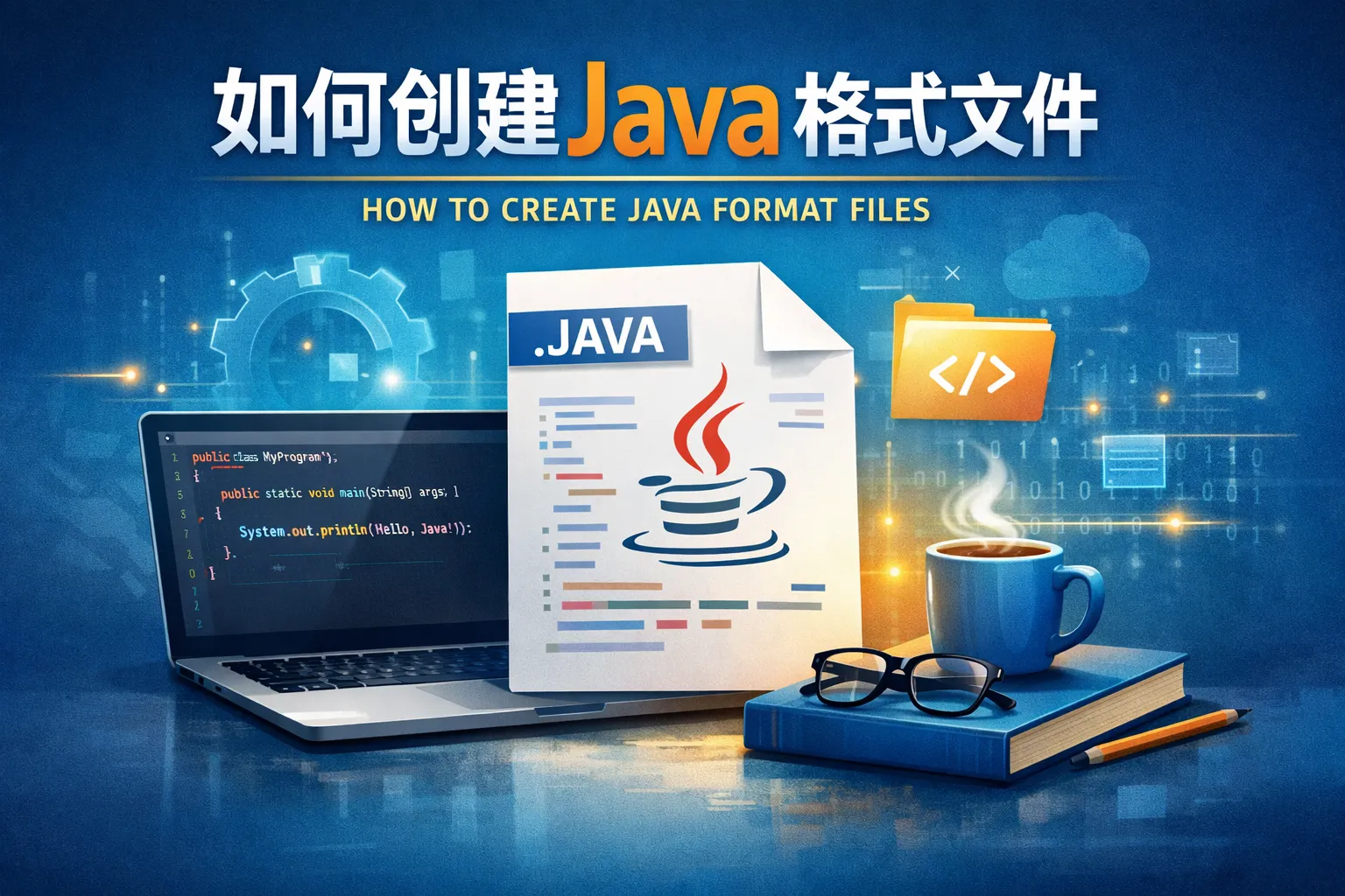 如何创建java格式文件