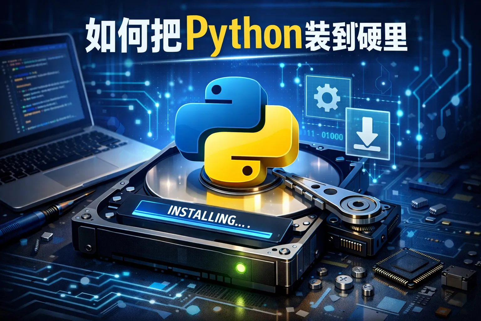 如何把Python装到硬盘里