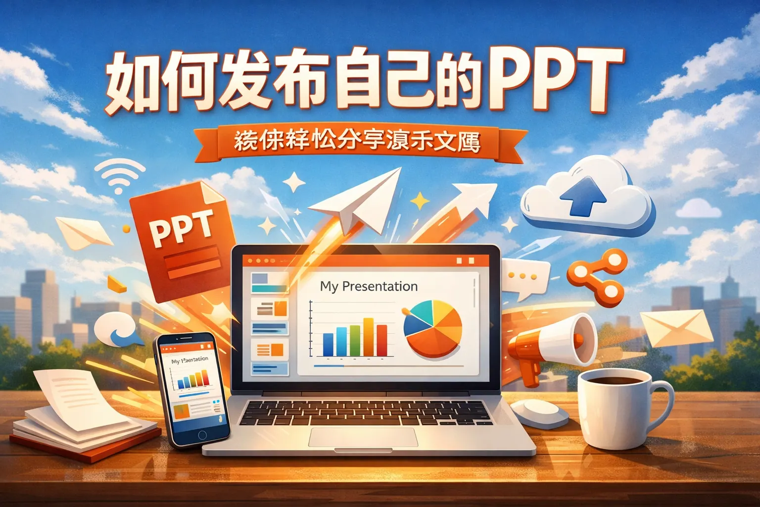 如何发布自己的PPT