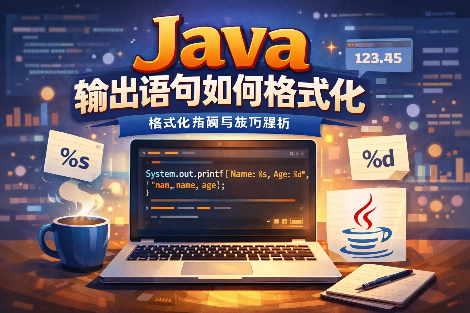 java输出语句如何格式化