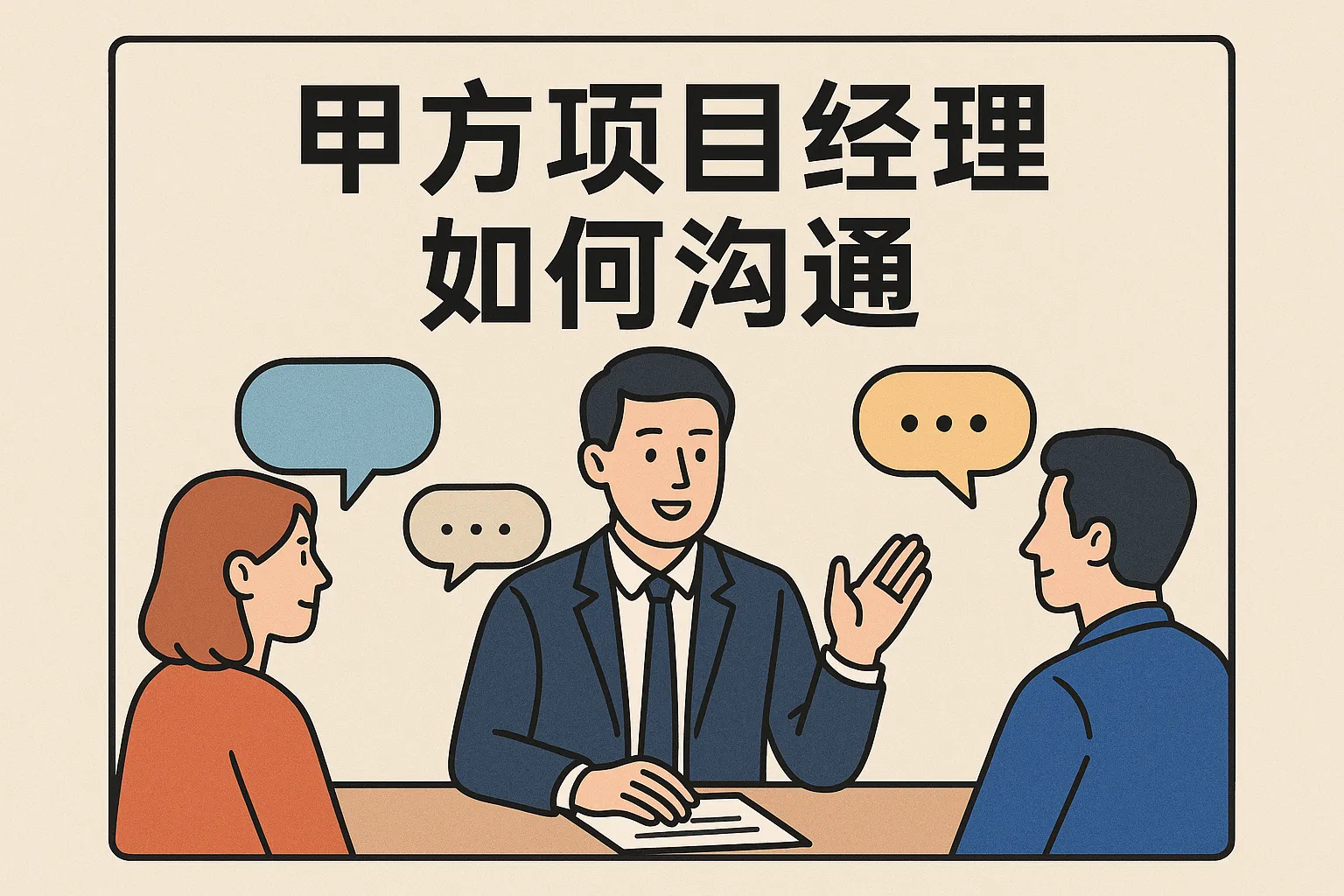 甲方项目经理如何沟通