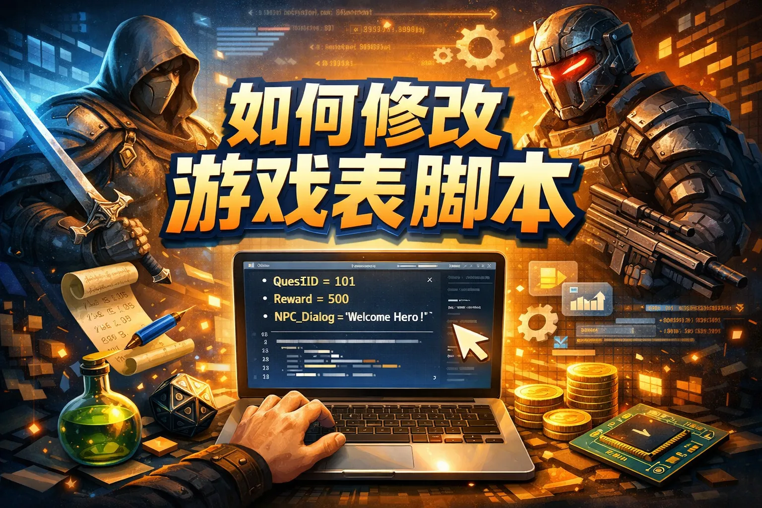 如何修改游戏表脚本