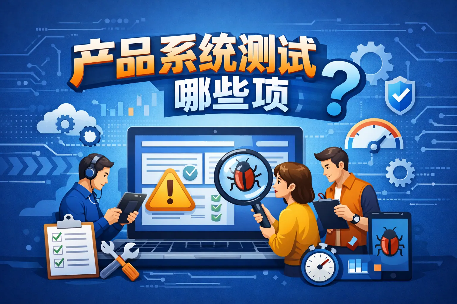 产品系统测试哪些项