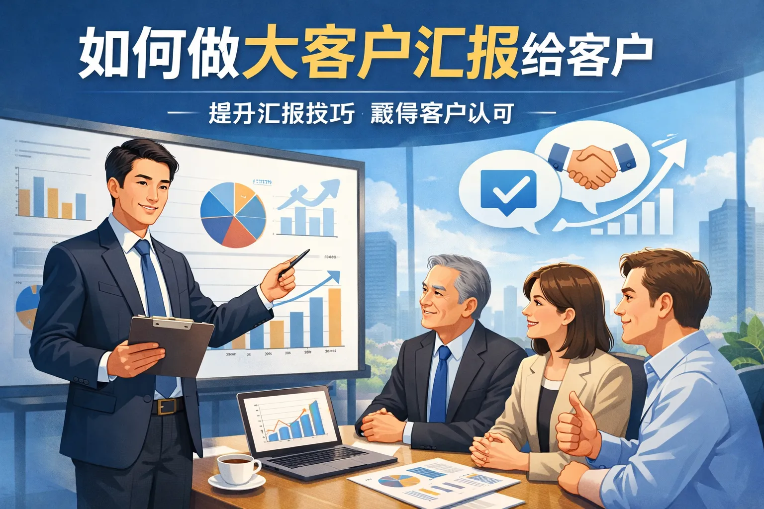 如何做大客户汇报给客户