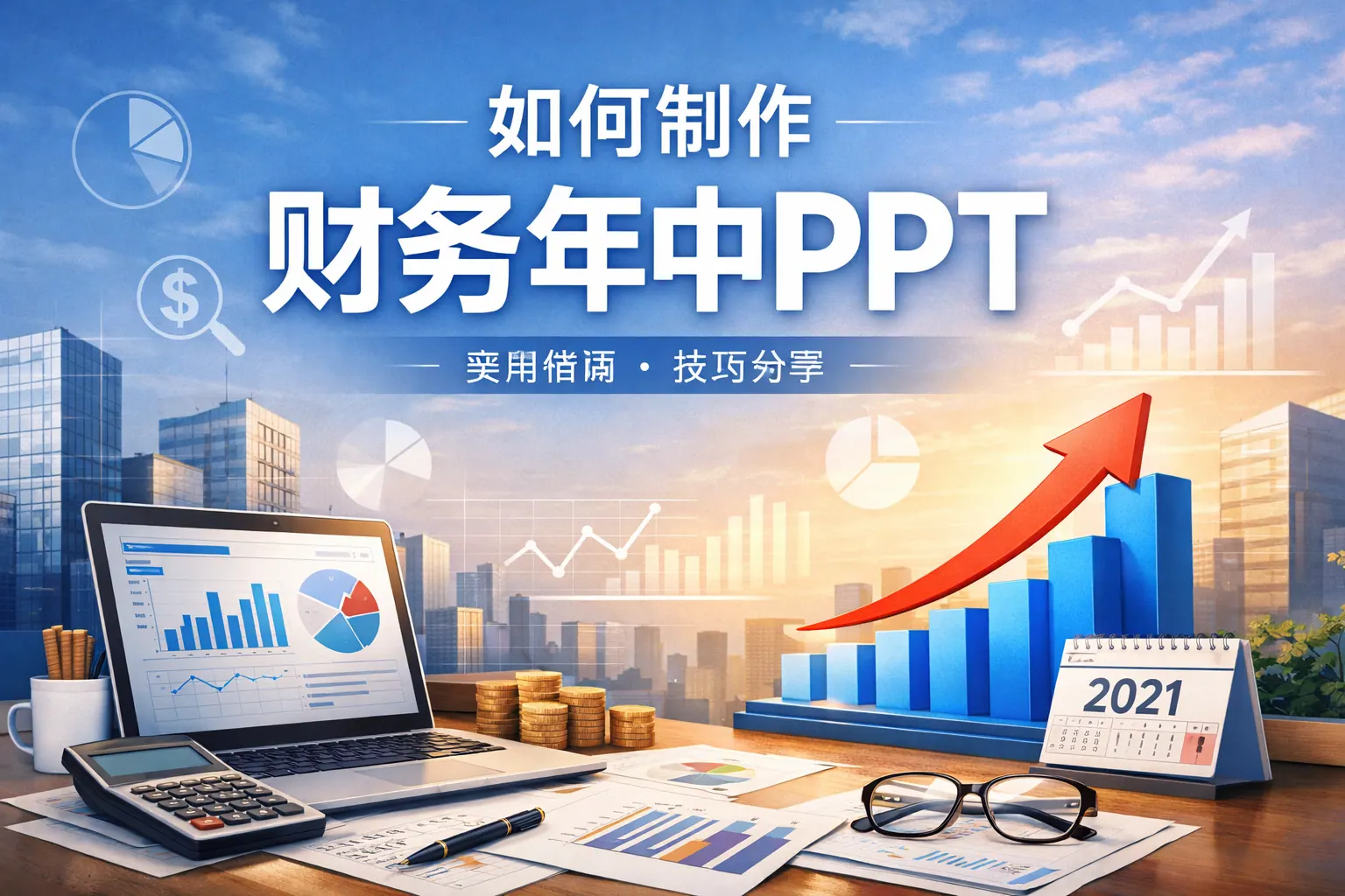 如何制作财务年中ppt