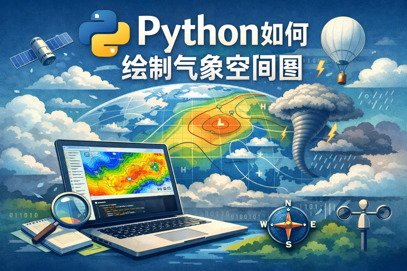 Python如何绘制气象空间图
