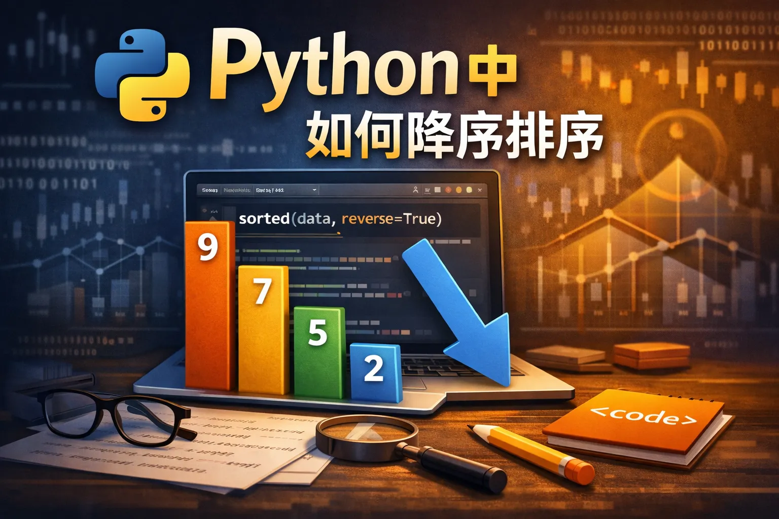 python中如何降序排序