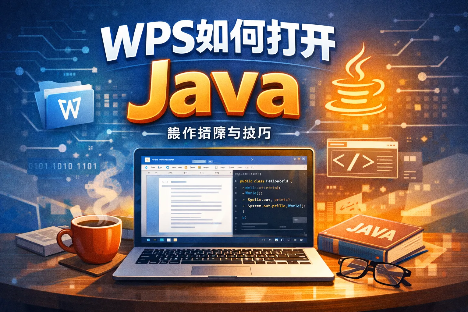wps如何打开java