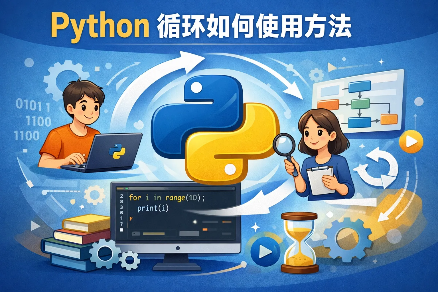 python循环如何使用方法