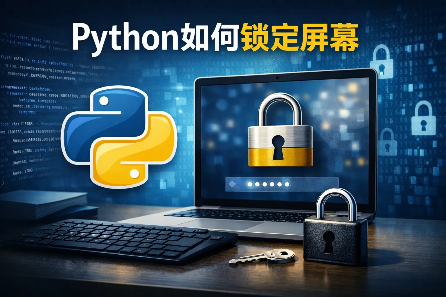 python如何锁定屏幕