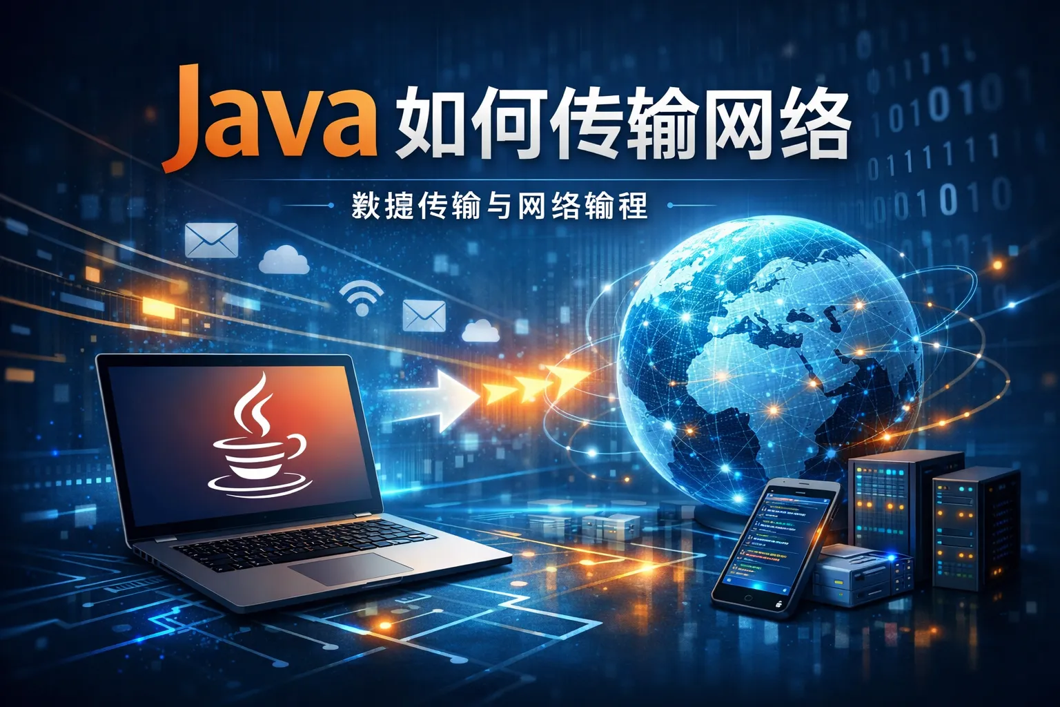 java如何传输网络
