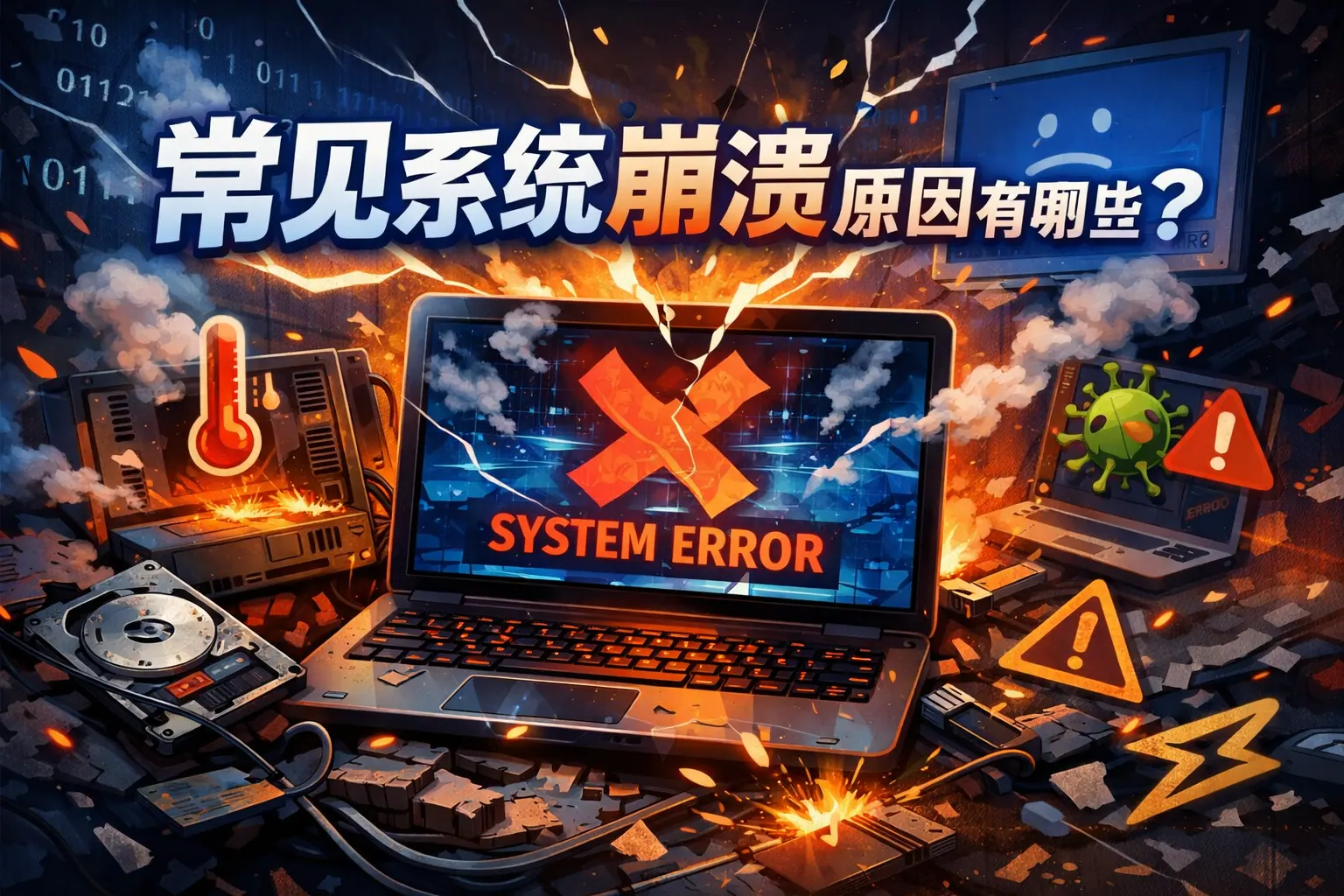 常见系统崩溃原因有哪些